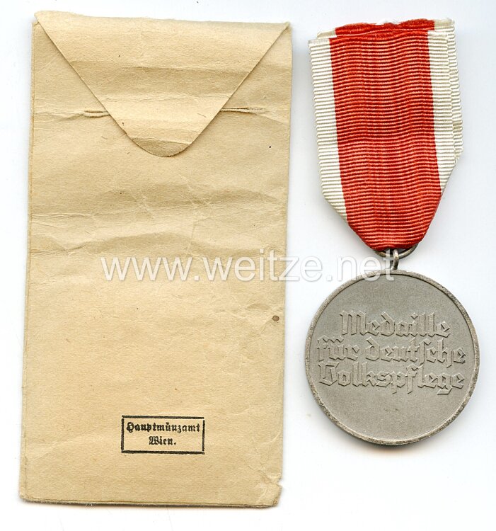 Medaille für Deutsche Volkspflege mit Verleihungstüte Bild 2