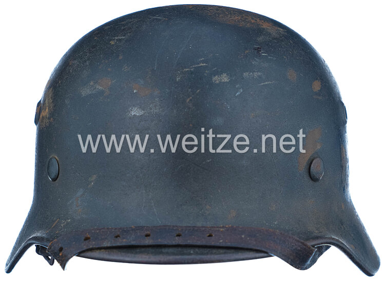 Wehrmacht Heer Stahlhelm M40 mit 1 Emblem  Bild 2