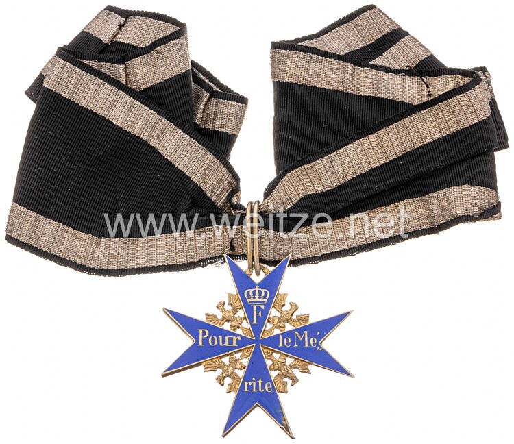 Luftwaffe / Preussen Orden Pour le Mérite Kleiner Nachlass aus dem Besitz von Generalleutnant Eduard Ritter von Schleich Bild 2