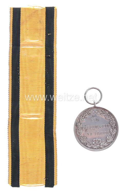 Württemberg Silberne Militärverdienstmedaille König Wilhelm II. 1892 - 1918 Bild 2